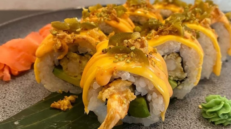 Cheesey Dragon Roll 
